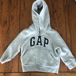 Gap Gray Logo Hoodie